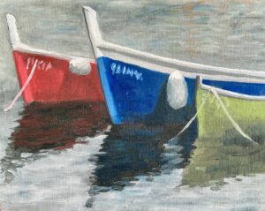 Boats in Camogli Harbour