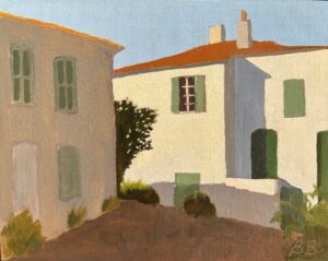 By the Church in St Martin de Ré